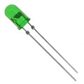 TLHG5205-AS21 - LED GREEN TINTED T-1 3/4 T/H