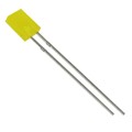 L403YD - 2X5X7MM YELLOW LED LAMP FLAT TOP