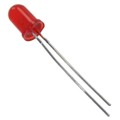 HLMP3300 - LED RED DIFFUSED T-1 3/4 T/H