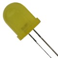 XLUY01D - LED YELLOW DIFFUSED 10MM T/H