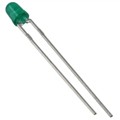 4302F5-5V - LED GREEN DIFFUSED T-1 T/H