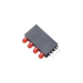 CBQ33GGGGD - LED CBI 3MM 4X1 GRN,GRN,GRN,GRN