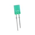 NTE3161 - LED-RECTANGULAR IND.GREEN
