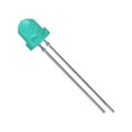 NTE3015A - LED-GREEN CLEAR JEWEL