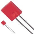 SSL-LX25783SRD - LED RED DIFF RECT 2.3MMX7MM T/H