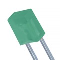 XSUG36D - LED GREEN DIFFUSED RECT T/H