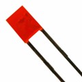 XSUR36D - LED RED DIFFUSED RECT T/H