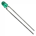 HLMP-1503-D0000 - LED GREEN DIFFUSED T-1 T/H