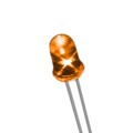 Z-221O - LED ORANGE DIFFUSED T-1 3/4 T/H