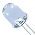 XLFWS01W - LAMP 10MM RND WHITE WATER CLR TH