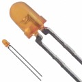 HLMP-1620 - LED YELLOW DIFFUSED T-1 T/H