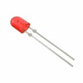HLMP-HG65-VY0DD - LED RED DIFFUSED 5MM OVAL T/H