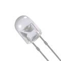 XLFBB20W - LED BLUE CLEAR 5M OVAL T/H