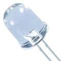 XLFBB01W - LED BLUE CLEAR 10MM T/H
