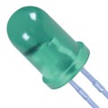 XBUG53D - LED GREEN DIFFUSED T-1 3/4 T/H