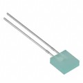 5219266F - LED GREEN DIFFUSED RECT T/H
