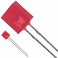 HLMP-0301 - LED RED DIFFUSED RECT T/H