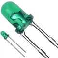 LN38GCP - LED GREEN CLEAR 3MM ROUND T/H