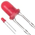 LN28RP - LED RED DIFFUSED 3MM ROUND T/H