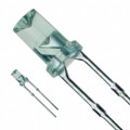 LN363GCPP - LED GREEN CLEAR FLAT TOP T/H