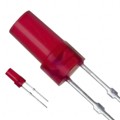 LN253RP - LED RED DIFFUSED FLAT TOP T/H