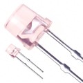 LN840RCP - LED ORANGE CLEAR FLAT TOP T/H