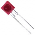 LN25RP - LED RED DIFFUSED T/H R/A