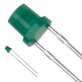 LN377GPX - LED GREEN DIFFUSED 3MM ROUND T/H