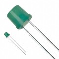 LN340GPX - LED GREEN FLAT TOP T/H