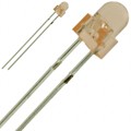FA3863X - LED ORANGE CLEAR 3MM ROUND T/H