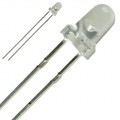 DC3803X - LED BLUE-GREEN CLEAR 3MM T/H