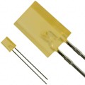LNG442YKX - LED AMBER SQUARE TYPE LED T/H