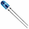 HLMP-AB87-MQ000 - LED BLUE CLEAR 5MM OVAL T/H