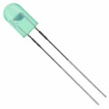 HLMP-AM86-TW0ZZ - LED GREEN CLEAR 5MM OVAL T/H