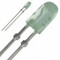 OVLKGGT6 - LED GREEN DIFFUSED 3MM OVAL T/H