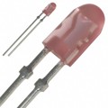 OVLKQGT6 - LED RED DIFFUSED 3MM OVAL T/H