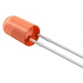 WP1503SRD - LED RED DIFFUSED T-1 3/4 T/H