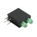 5530122200F - LED CBI 3MM BI-LVL GREEN/GREEN