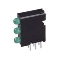 5640300222 - LED 3HI 3MM 5V GREEN PC MNT