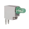 SSF-LXH4RAGD - LED 3MM RELAMPABLE GREEN PC MNT