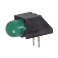 5502207F - LED 5MM RT ANG HI EFF GRN PC MNT