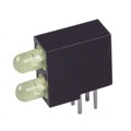 SSF-LXH2103YYD/4 - LED 3MM 2-HI YELLOW/YELLOW PCMNT