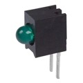 5510209F - LED 3MM RT ANG HI EFF GRN PC MNT