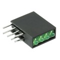 H485CGDL - LED QUAD GREEN 565NM RA PC MOUNT