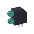 5520822F - LED 2HI 5MM SUP BRIGHT GRN PCMNT
