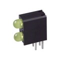 5530133F - LED 2HI 3MM YELLOW PC MNT