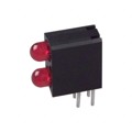 5530111F - LED 2HI 3MM RED PC MNT
