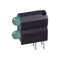 5530322300 - LED 2HI 3MM 5V GREEN PC MNT