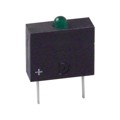 5553303F - LED 2MM 5V VERTICAL GREEN PC MNT
