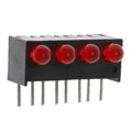 5510407004F - LED 3MM QUAD HI EFF RED PC MNT
